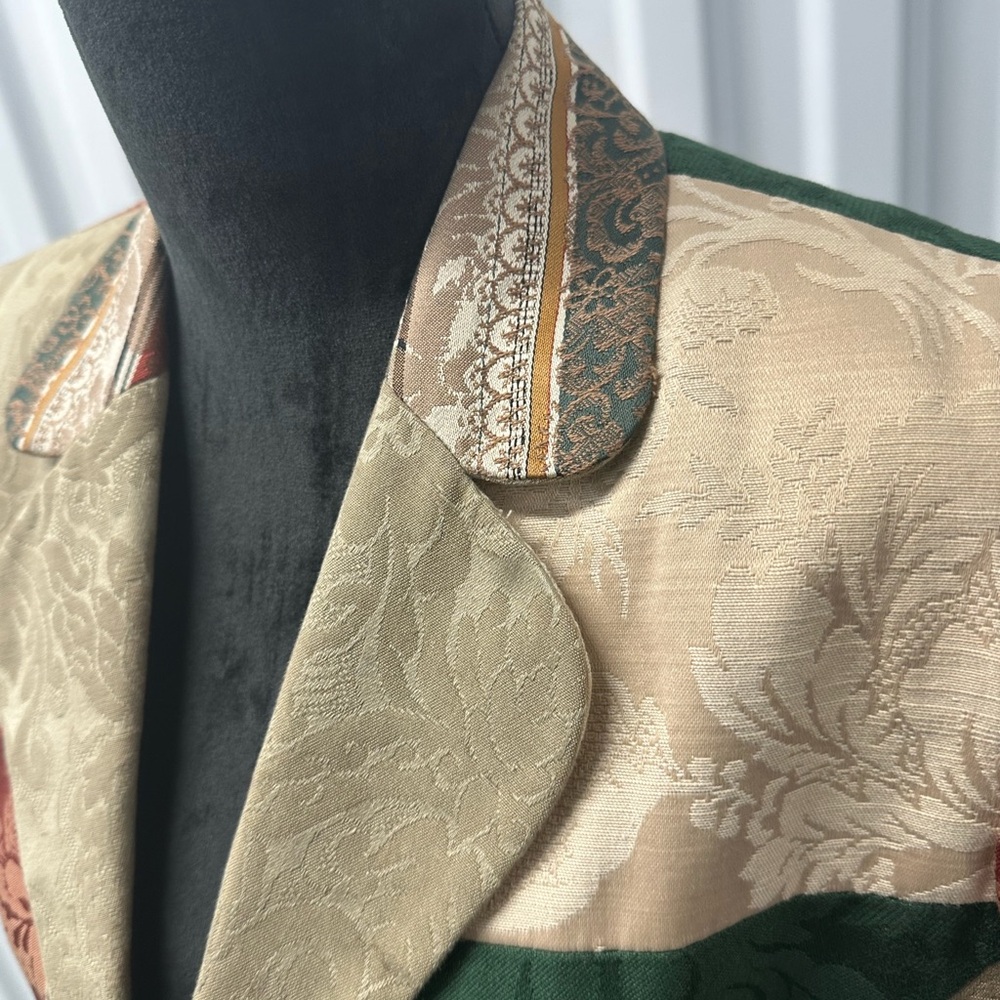 Barneys New York Multicolor Patchwork Blazer - image 6